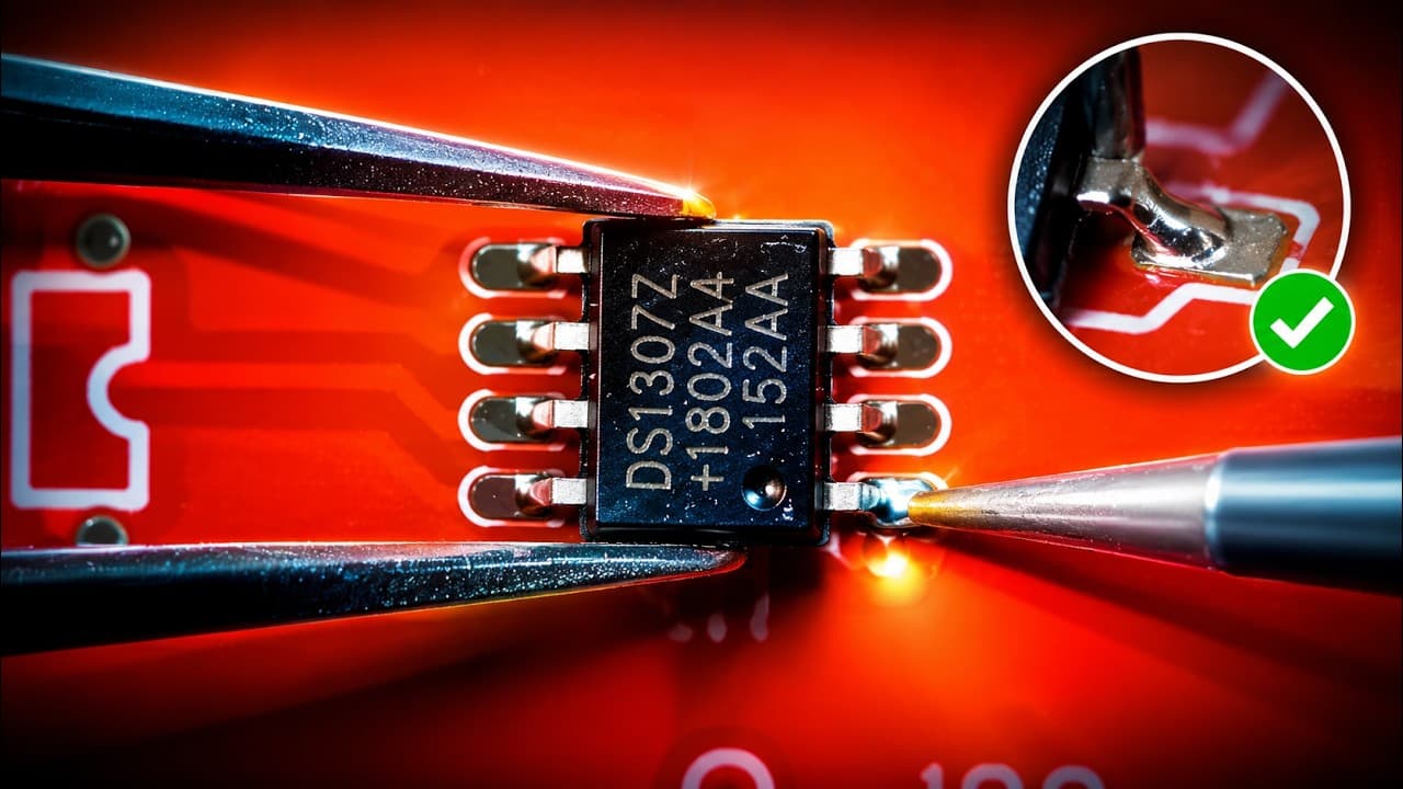 SMD Soldering Tutorial | Guide | Tools | Tecniques | Stencil
